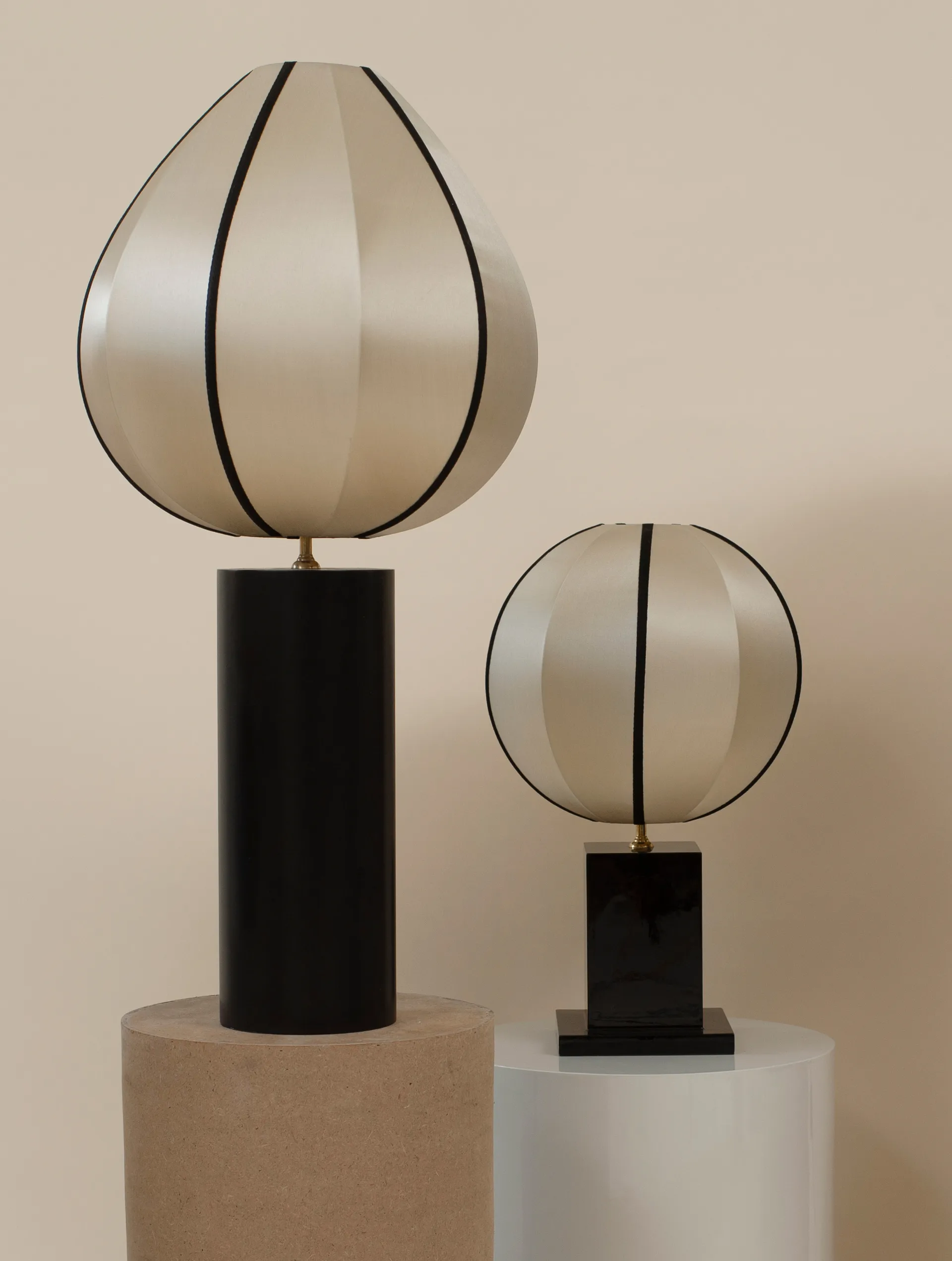 Indochina Classic Round XS lamp shade, Kit-black Oi Soi Oi