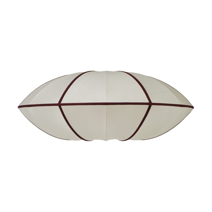 Indochina Classic UFO lamp shade - Offwhite-bordeaux - Oi Soi Oi