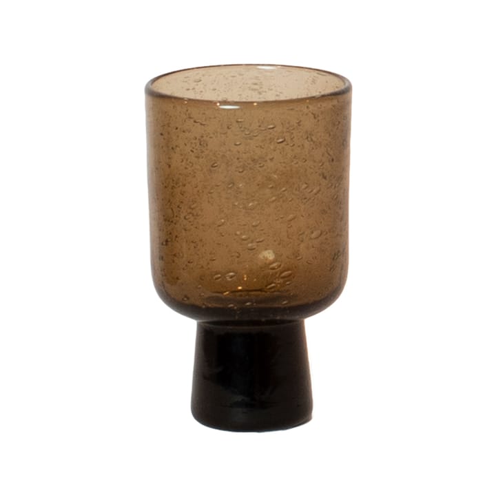Bari glass on base, brown Olsson & Jensen
