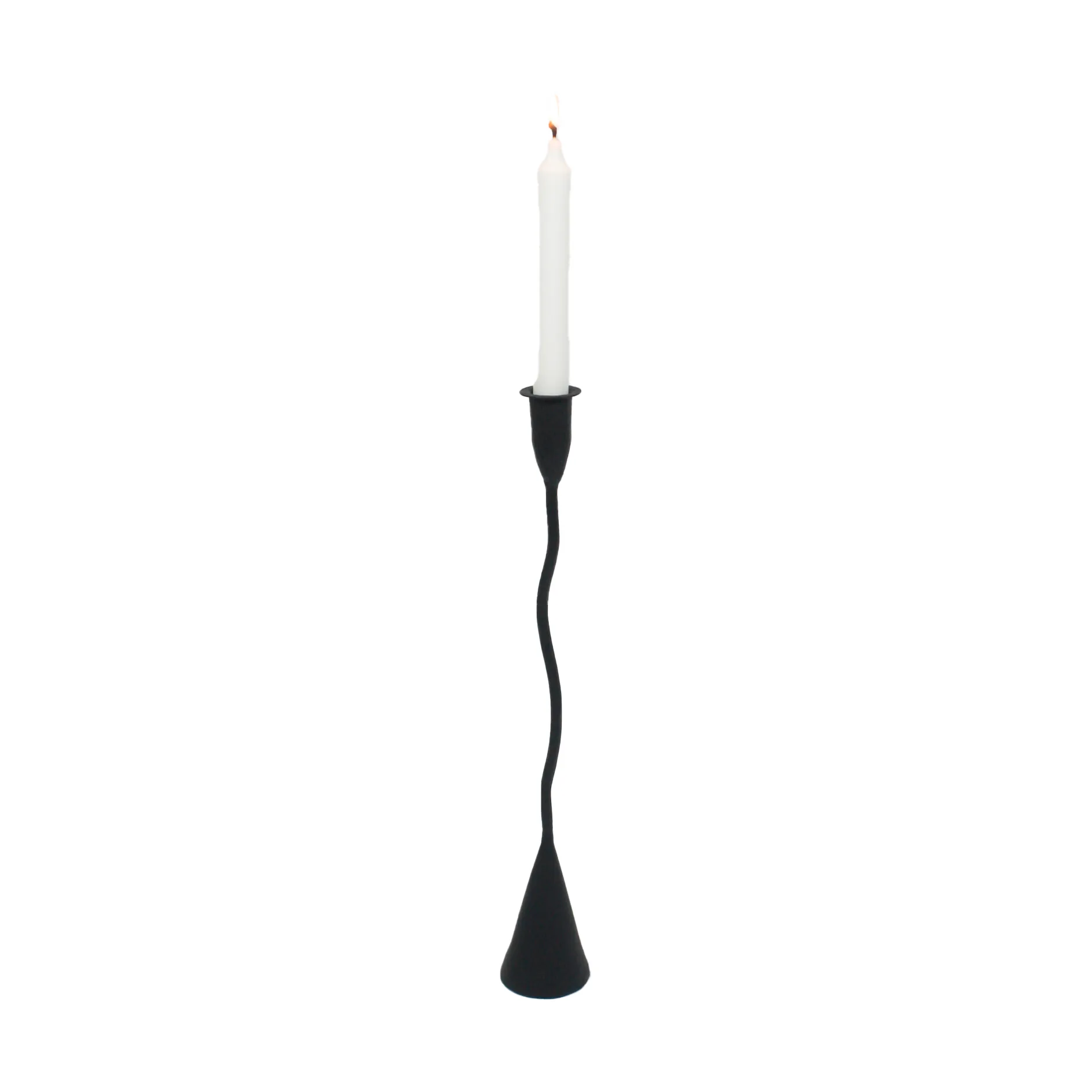 Eskil candle holder 43 cm, Black Olsson & Jensen