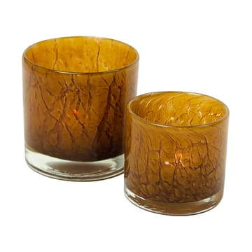 Etna candle holder Ø8 cm - Light brown - Olsson & Jensen
