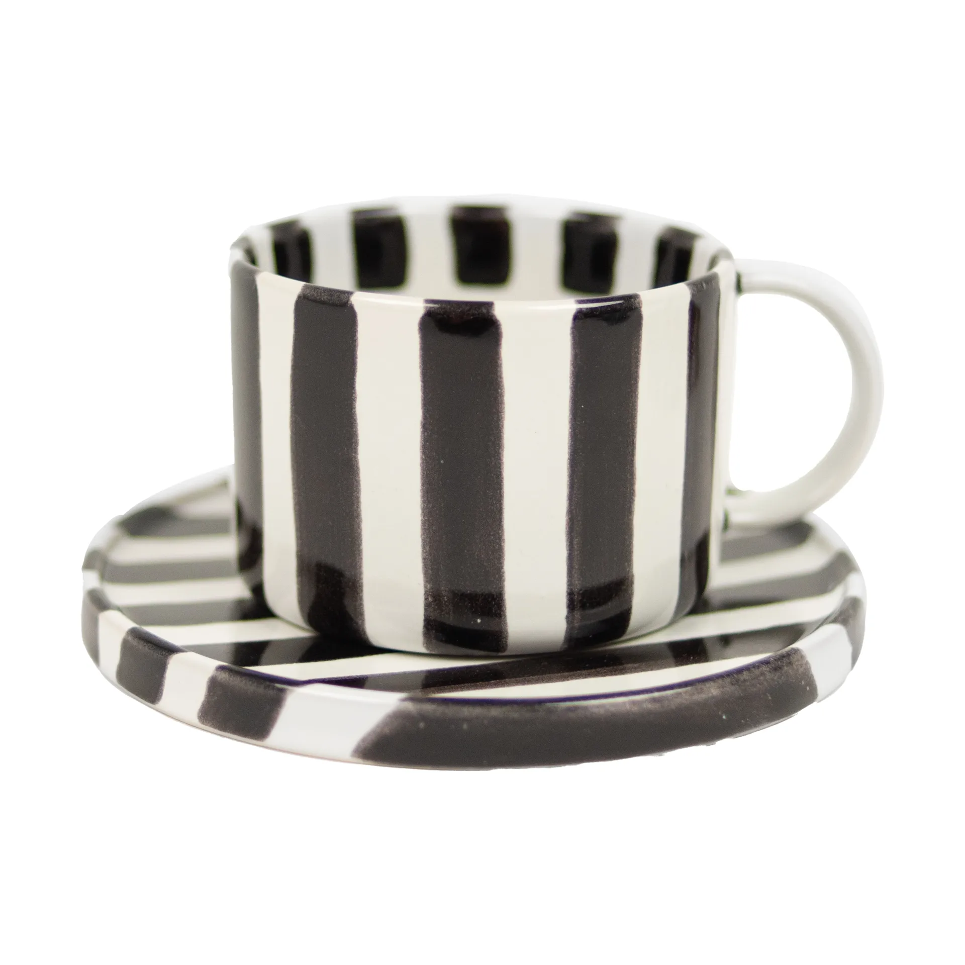 Monica cup with saucer, Black Olsson & Jensen