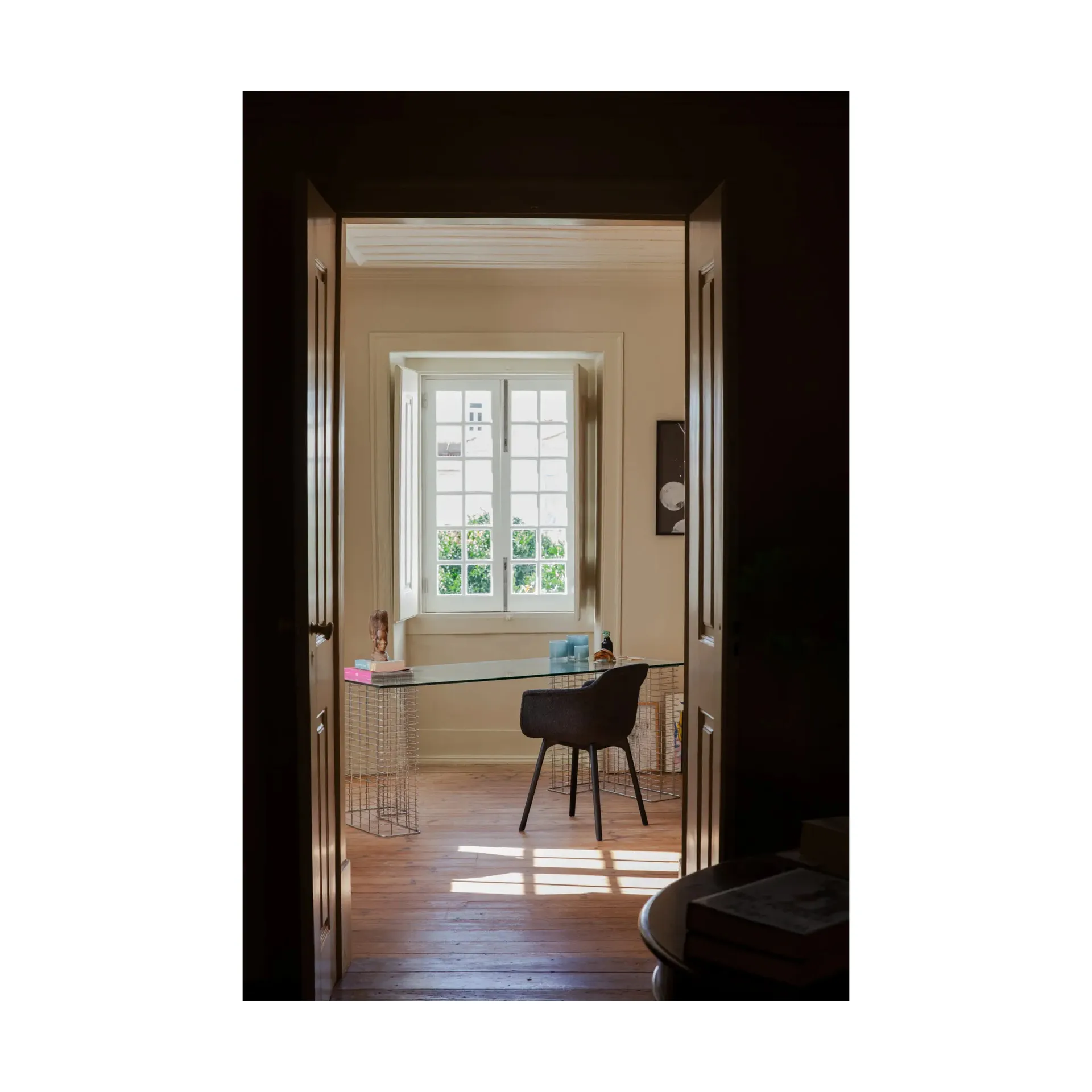 Nilla lantern 12 cm, Light blue Olsson & Jensen