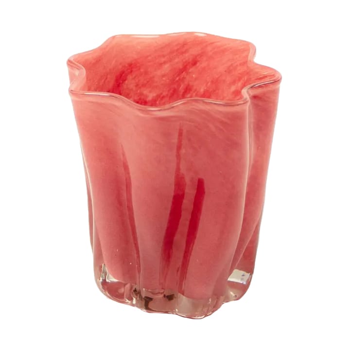 Tess candle holder Ø10 cm - Raspberry - Olsson & Jensen