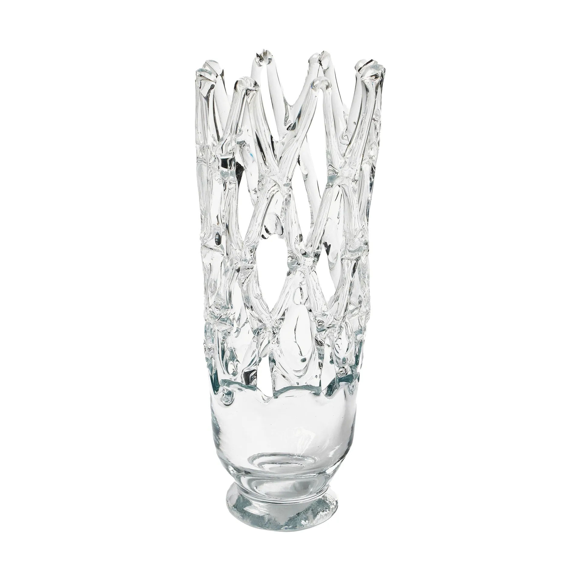 Timantti vase large 41 cm, Clear Olsson & Jensen