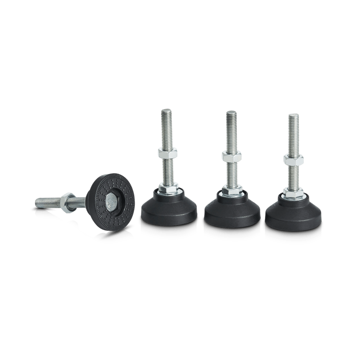Ooni foot kit for module table 4-pack - Black - Ooni