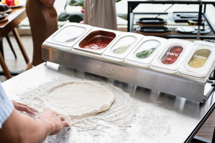 Ooni pizza topping station, Stainless steel Ooni