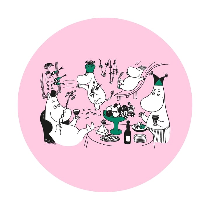 Moomin 80 trivet Ø21 cm - Pink - Opto Design