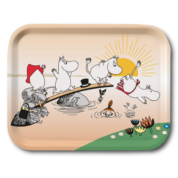 Moomin evening swim tray - 27x20 cm - Opto Design