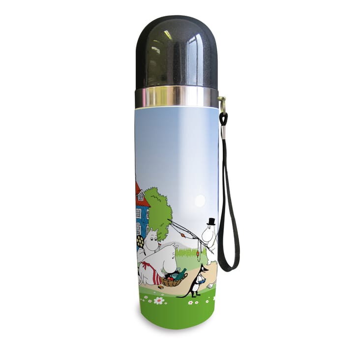 Moomin Holiday-Summer thermal flask 0.5 l - Green - Opto Design