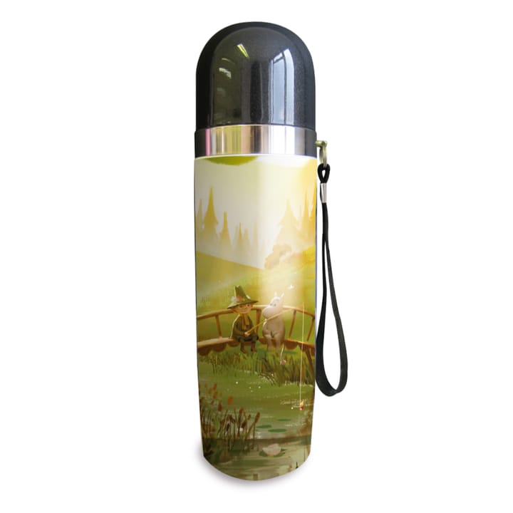 Moomin & Snufkin bridge Thermos 0.5 l, Green-multi Opto Design