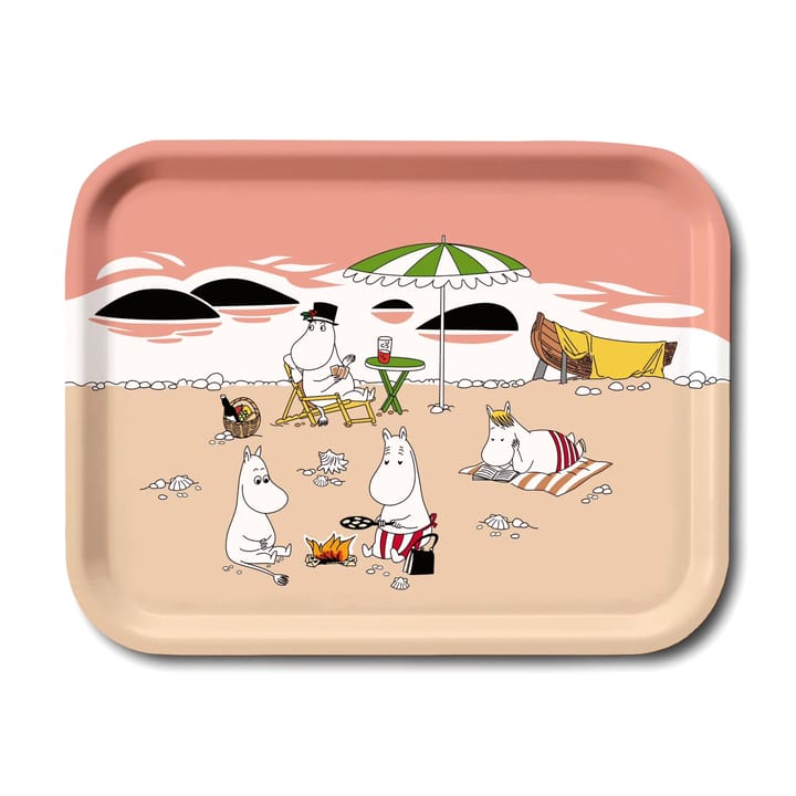 Mumin tray summer 2021, Apricot-sand Opto Design