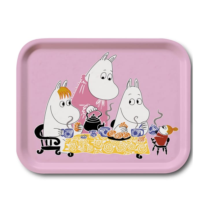 Teaparty Moomin tray, pink Opto Design
