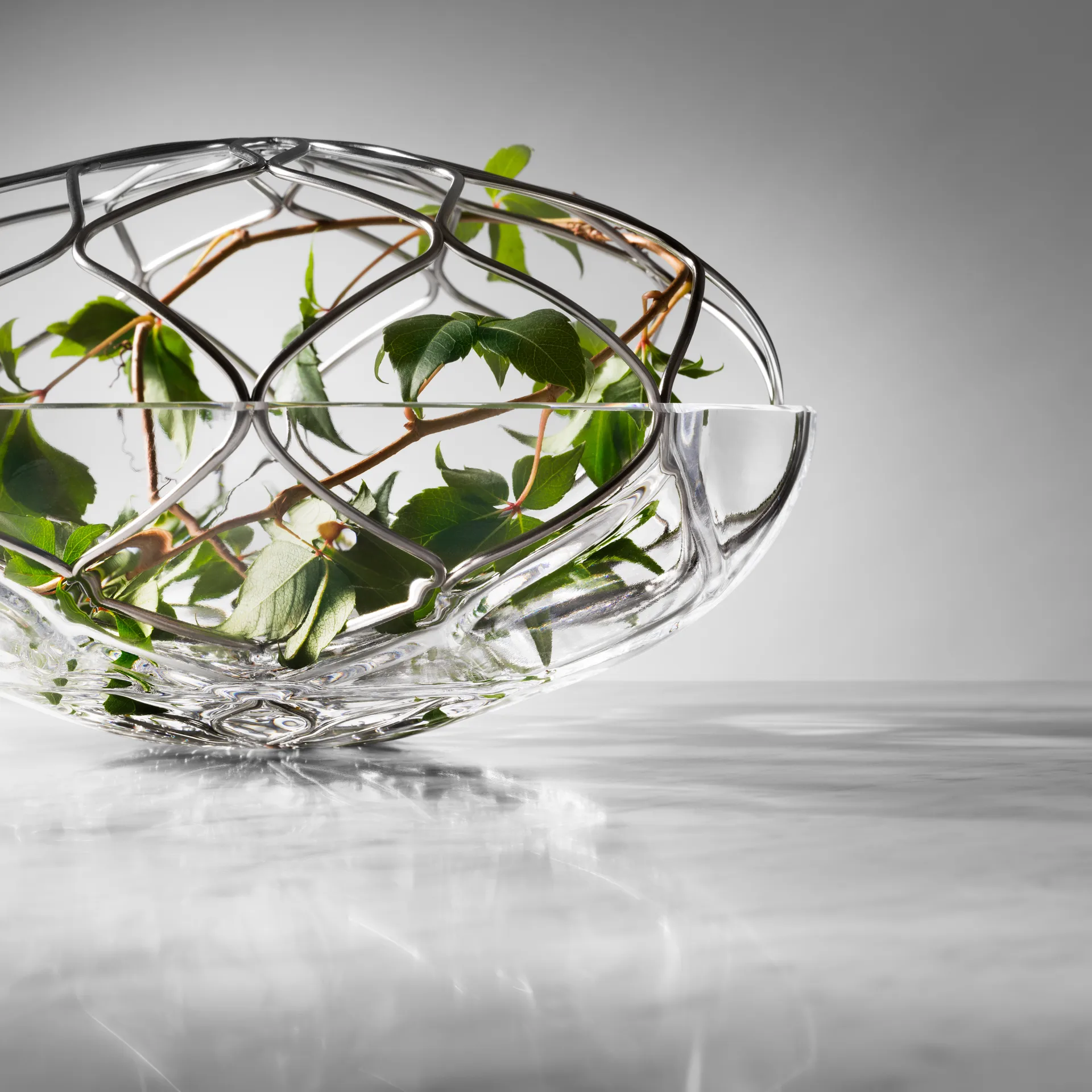 Bloom vase Ø 23 cm, Ø 23 cm Orrefors