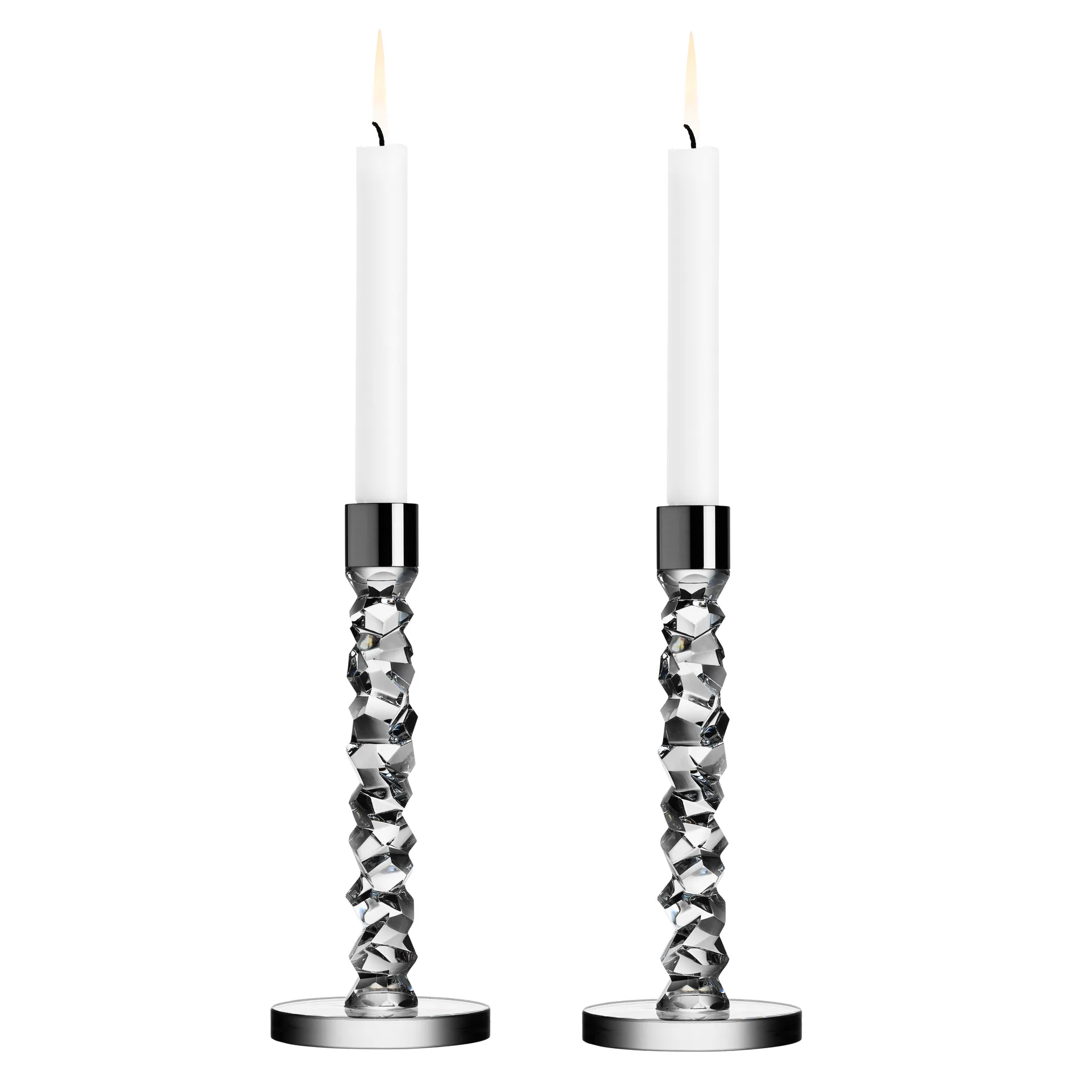 Carat candleholder 2-pack, 2-pack Orrefors