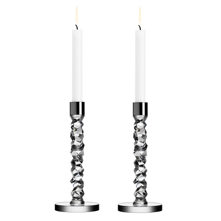 Carat candleholder 2-pack, 2-pack Orrefors