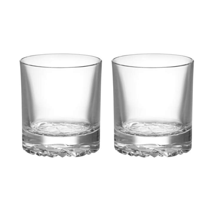 Carat double old fashioned glass 28 cl 2-pack, Clear Orrefors