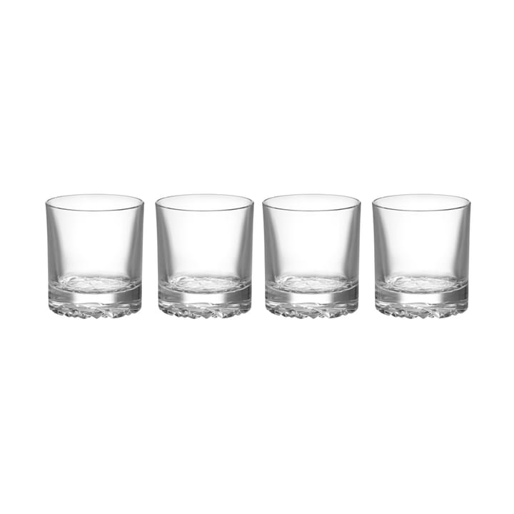 Carat double old fashioned glass 28 cl 4-pack, Clear Orrefors