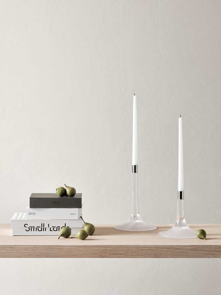 Cirrus candle sticks 185 mm, Clear Orrefors