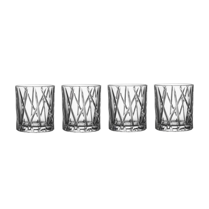 City Old Fashioned glass 4-pack, 24.5 cl Orrefors