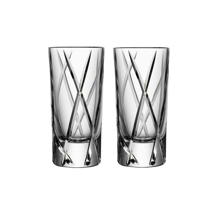 City shotglass, 2-pack Orrefors