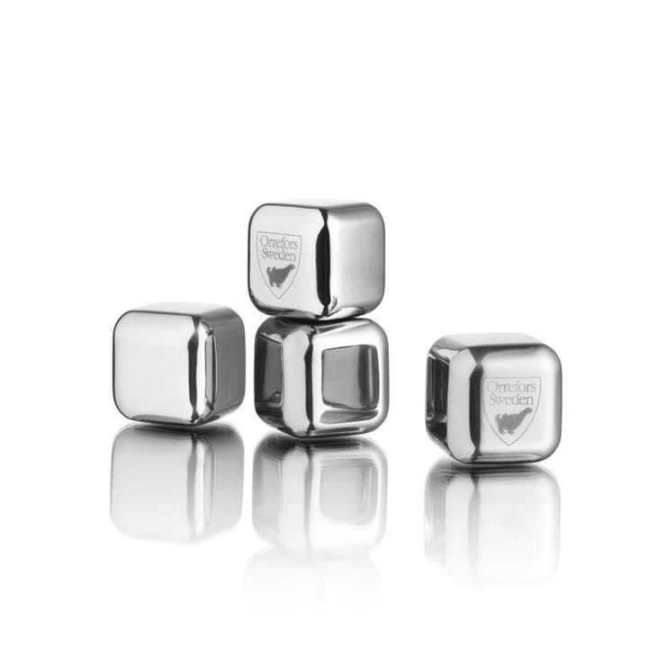 City whiskey stones 4-pack - stainless steel - Orrefors