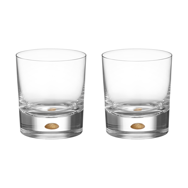 Intermezzo old fashioned 25 cl 2-pack, Gold Orrefors