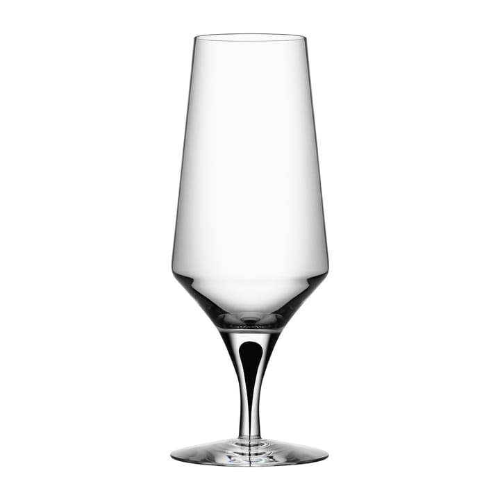 Metropol beer glass 46 cl, Clear / Black Orrefors