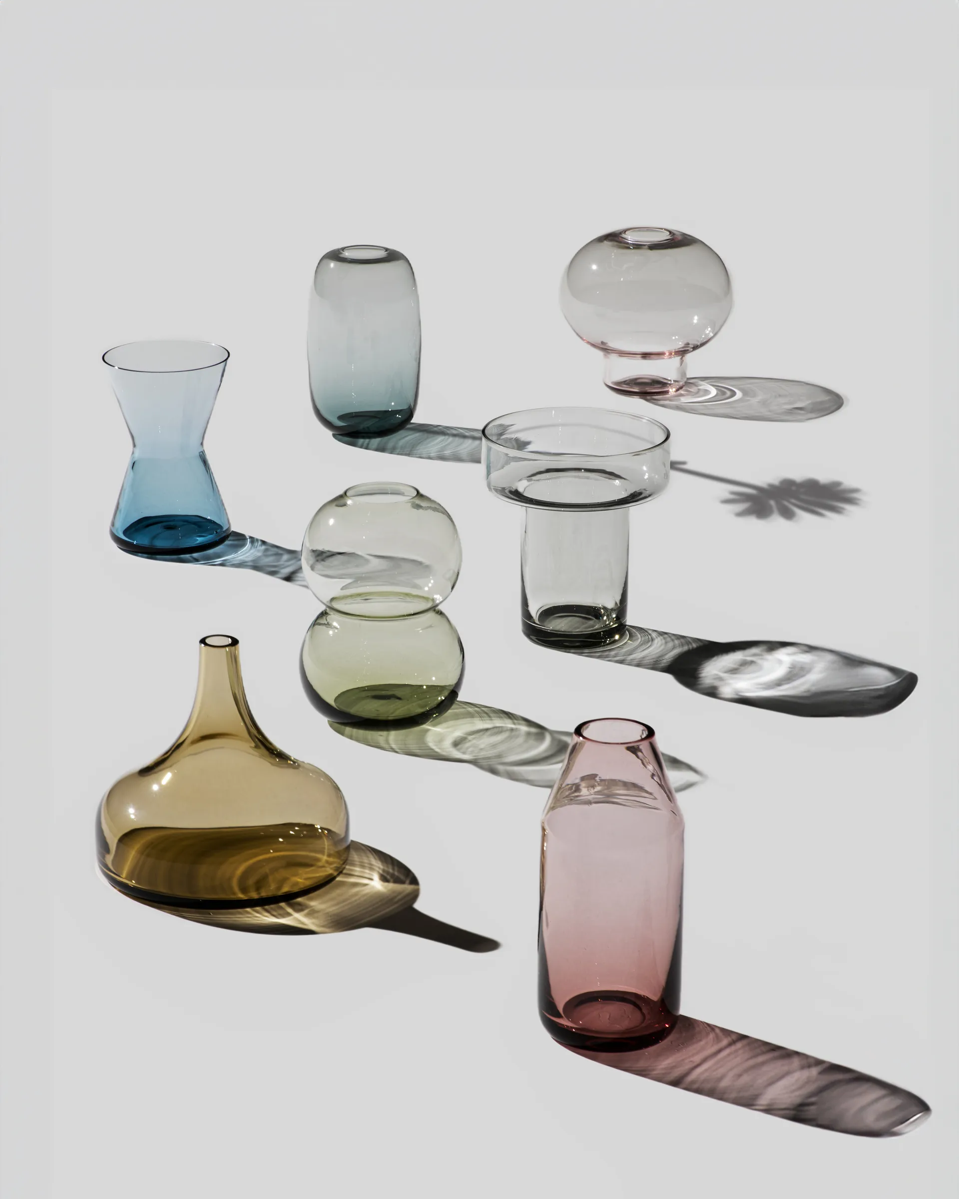 Midsummer Mini Vases 7 pieces, Multi Orrefors