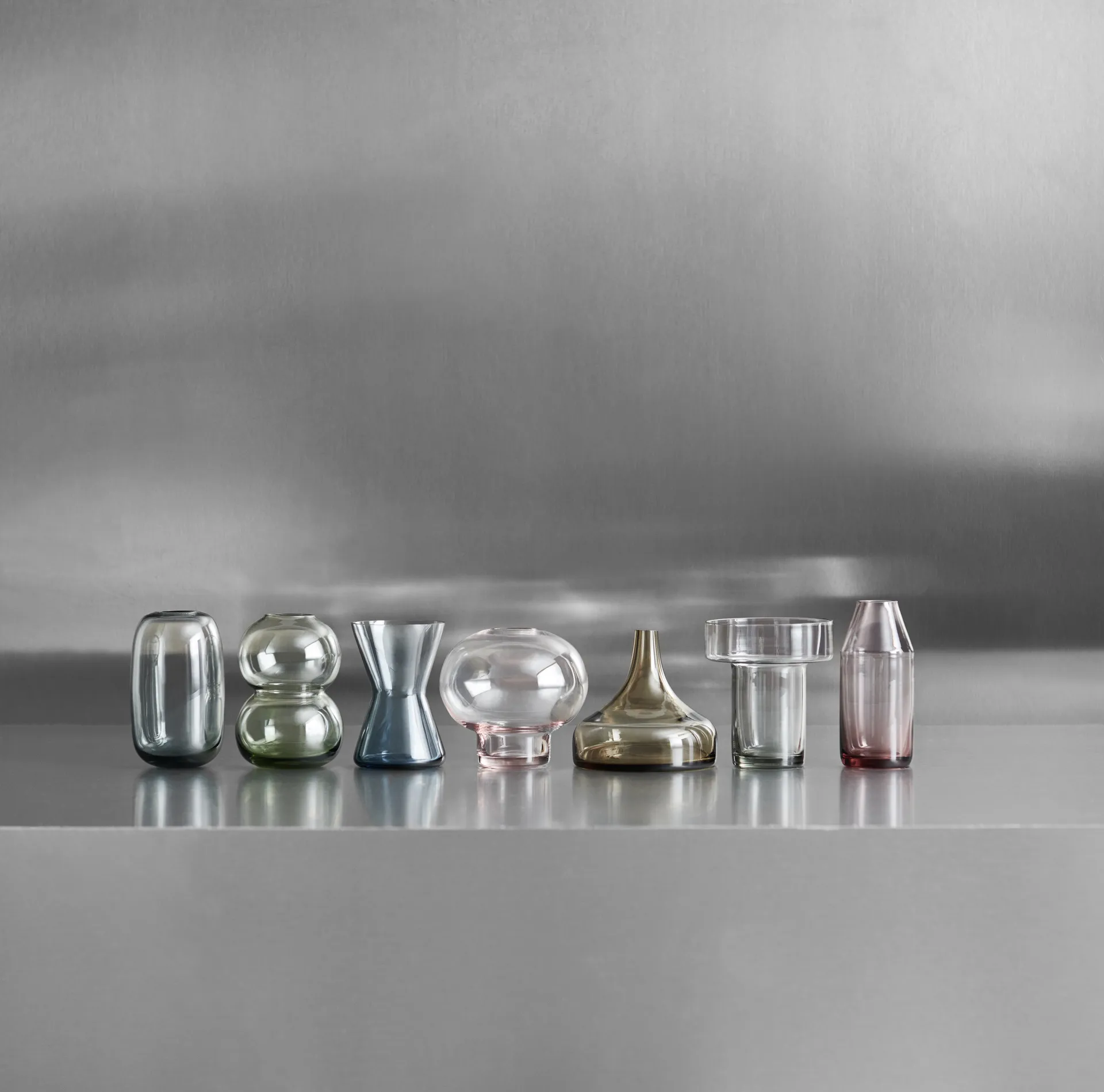 Midsummer Mini Vases 7 pieces, Multi Orrefors