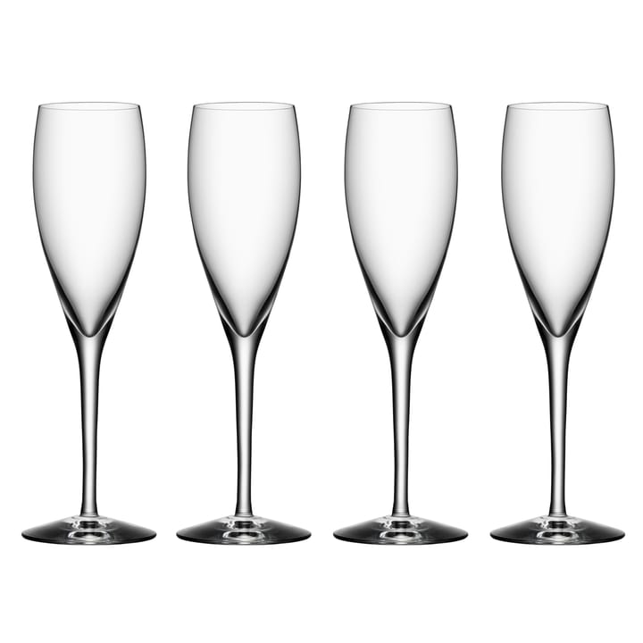 More champagne glass 4-pack, 4-pack Orrefors
