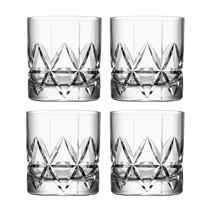 Peak old fashioned glass 4-pack - 25 cl - Orrefors