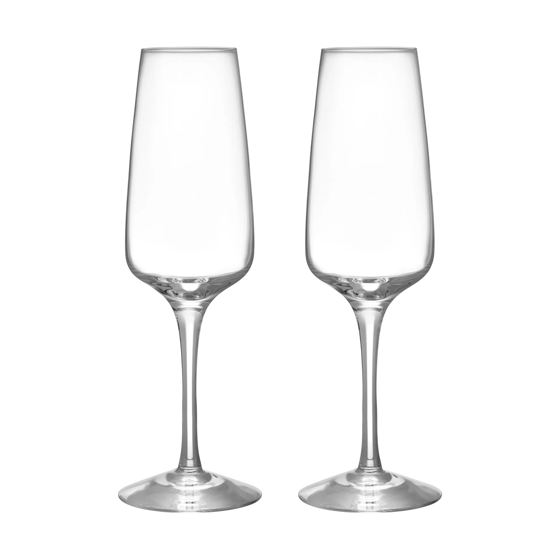 Pulse champagne glass 28 cl 2-pack, Clear Orrefors
