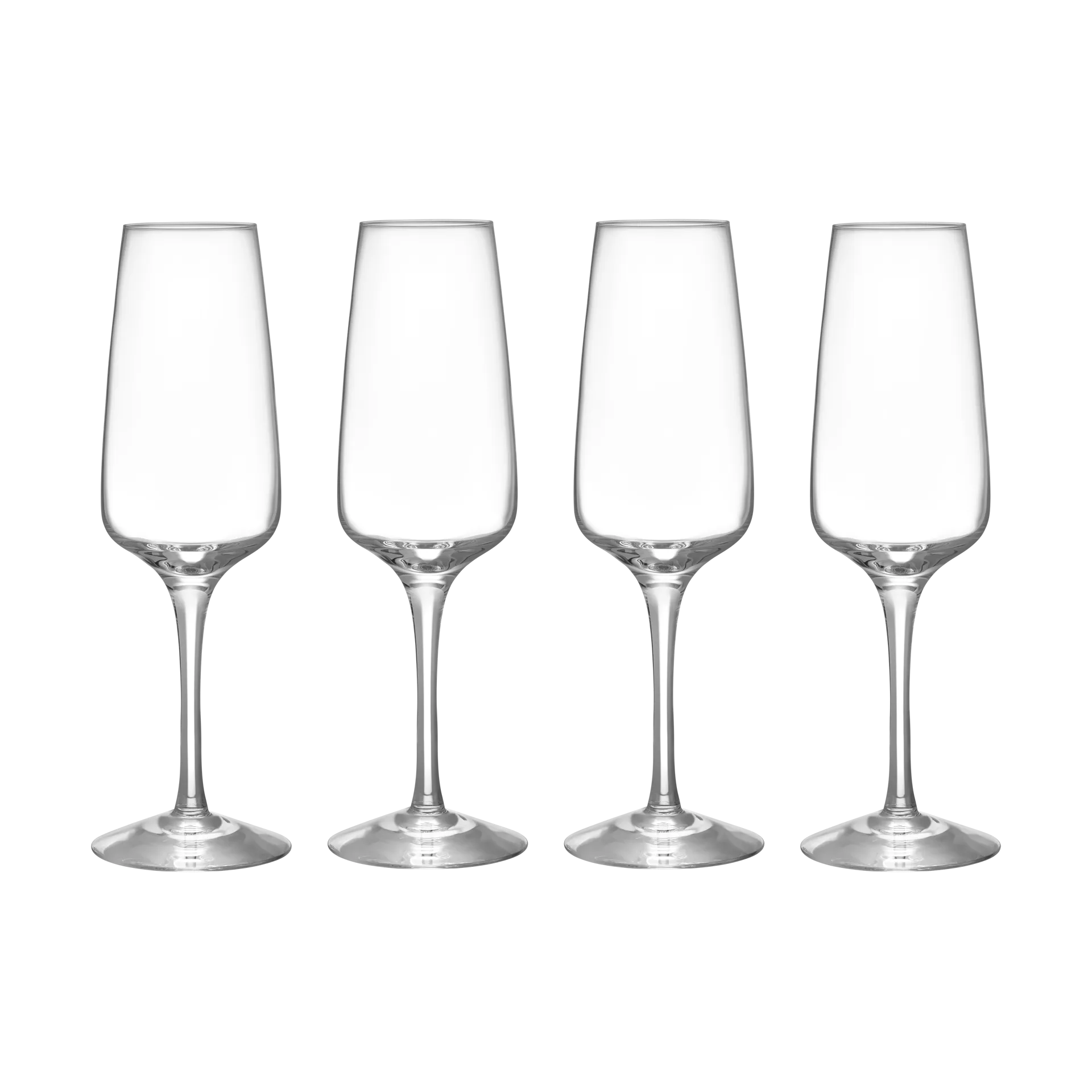Pulse champagne glass 28 cl 4-pack, Clear Orrefors
