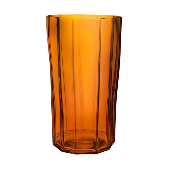Reed storm lantern 25 cm - Amber - Orrefors