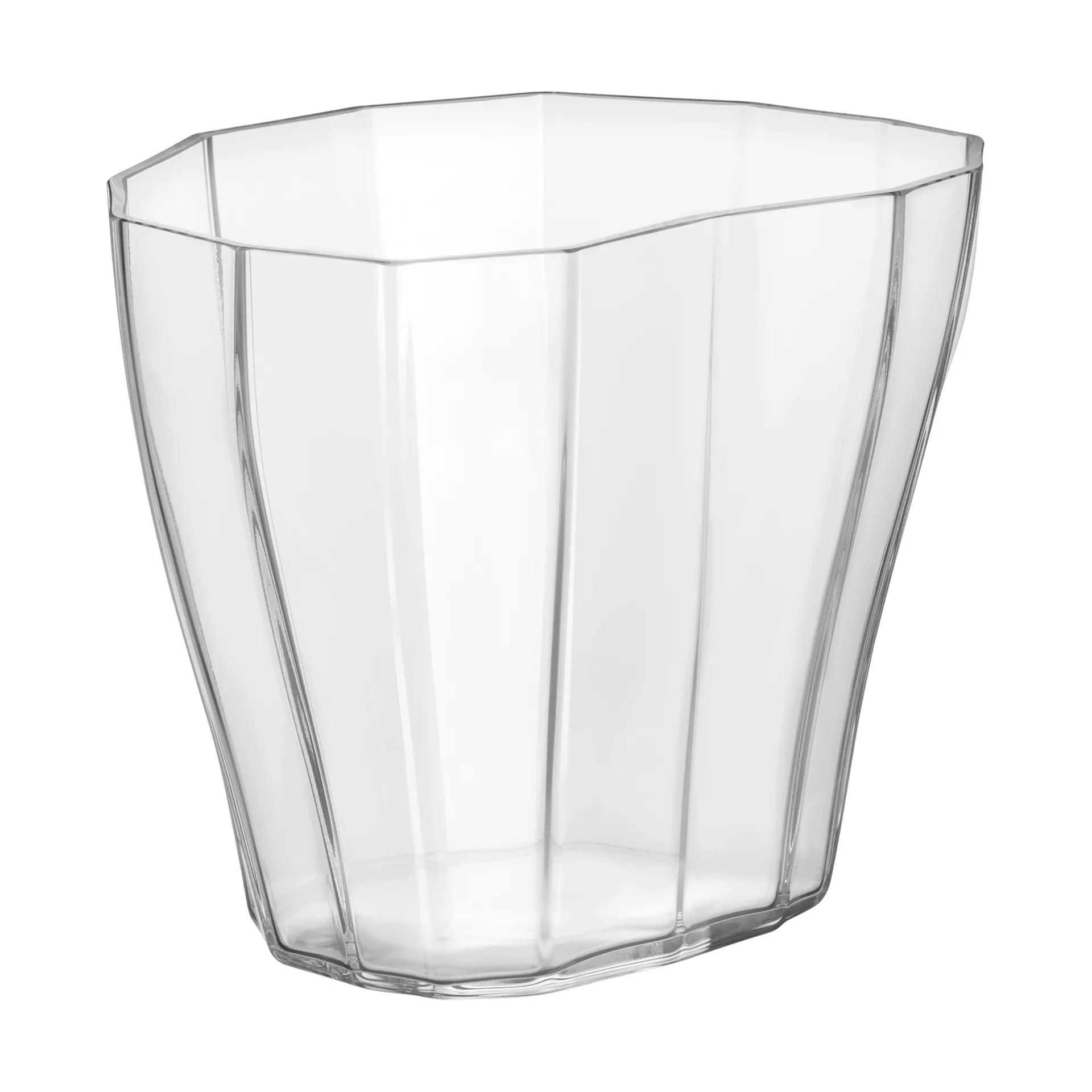 Reed vase 17.5 cm, Clear Orrefors