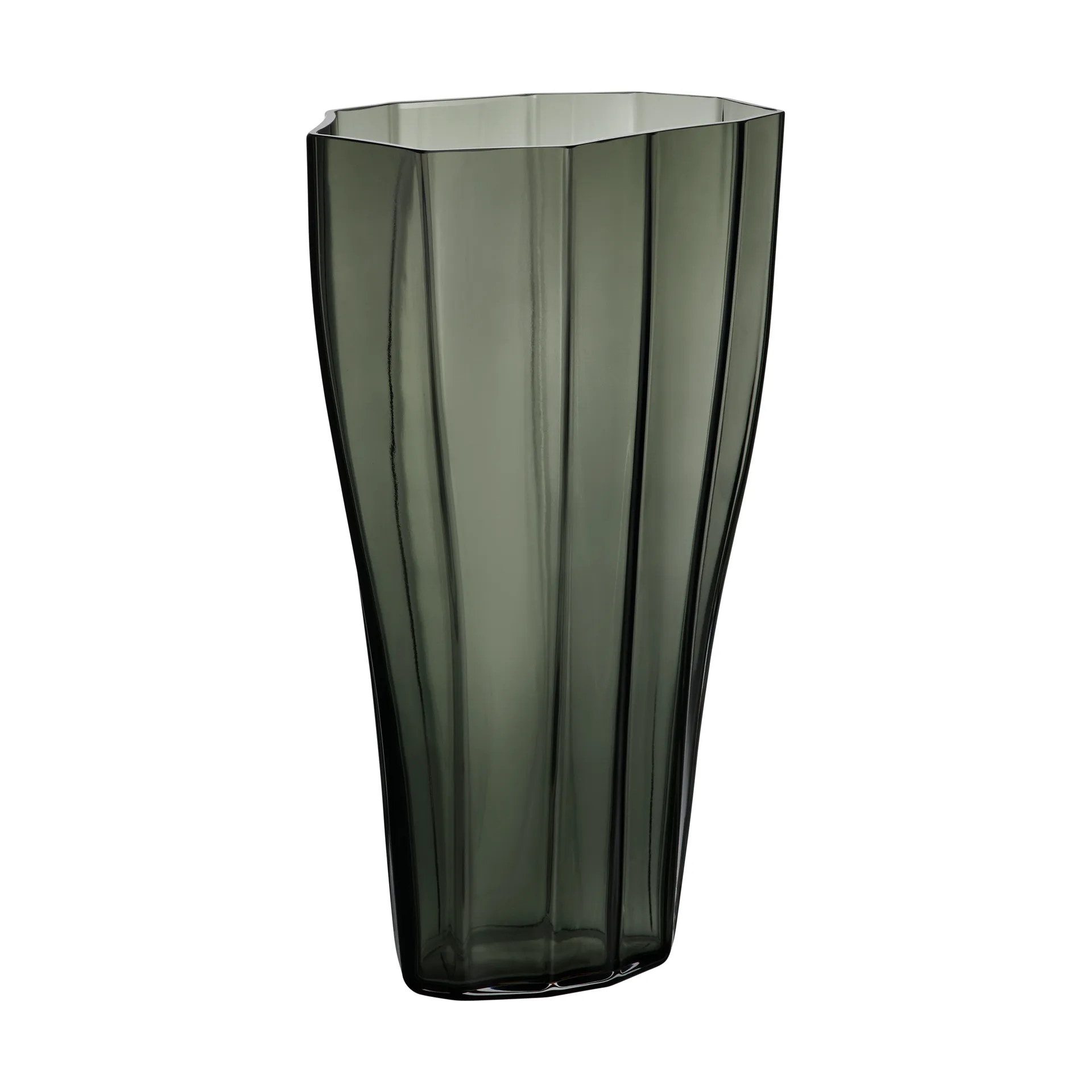 Reed vase 30 cm, Moss green Orrefors
