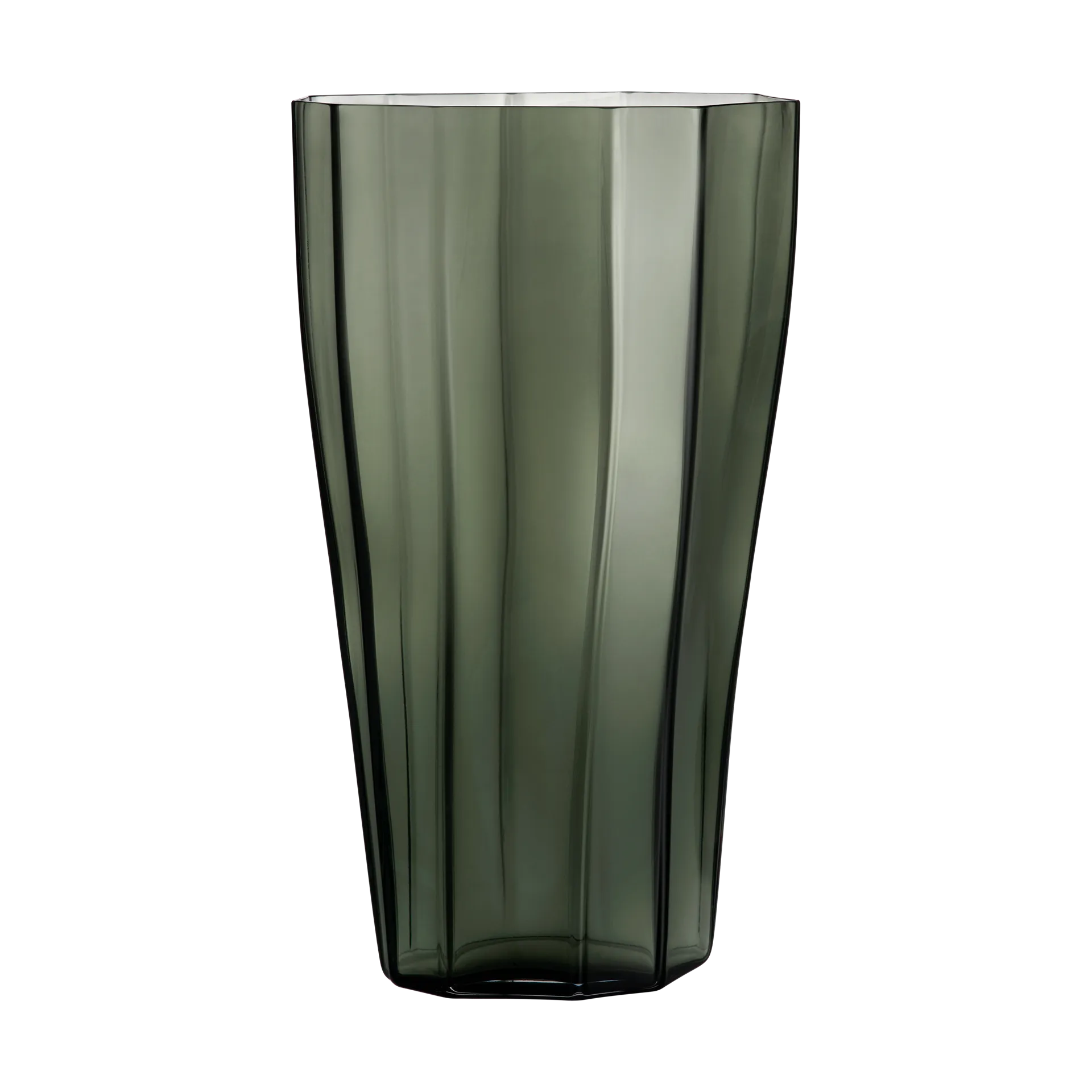 Reed vase 50 cm, Moss green Orrefors
