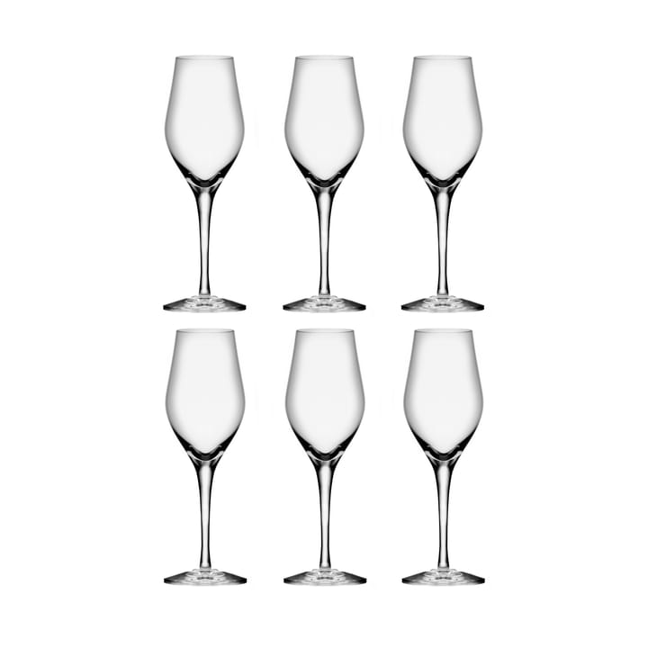 Sense champagne glass 25.5 cl 6-pack, Clear Orrefors