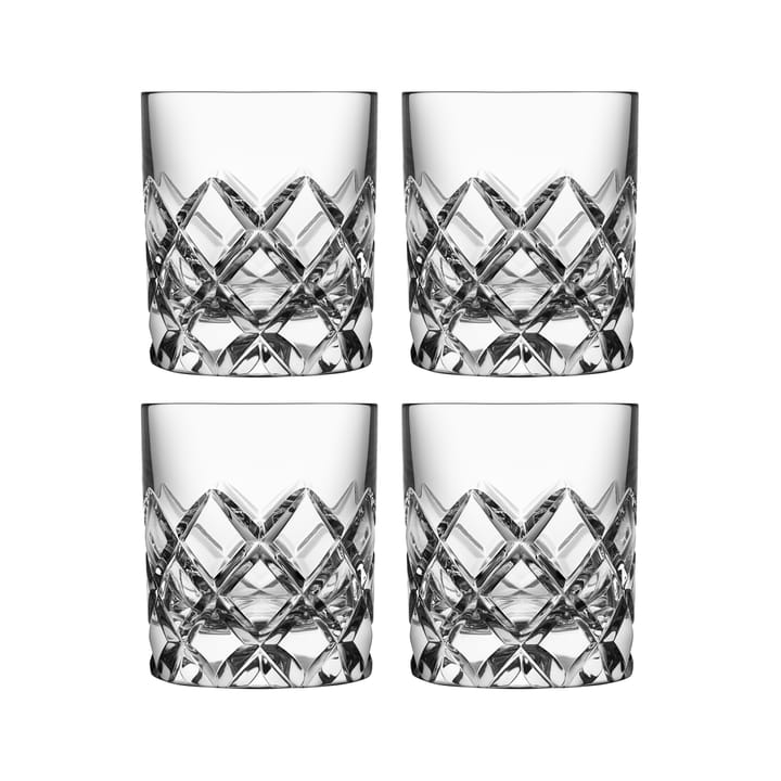 Sofiero whiskey glass 4-pack, Clear Orrefors