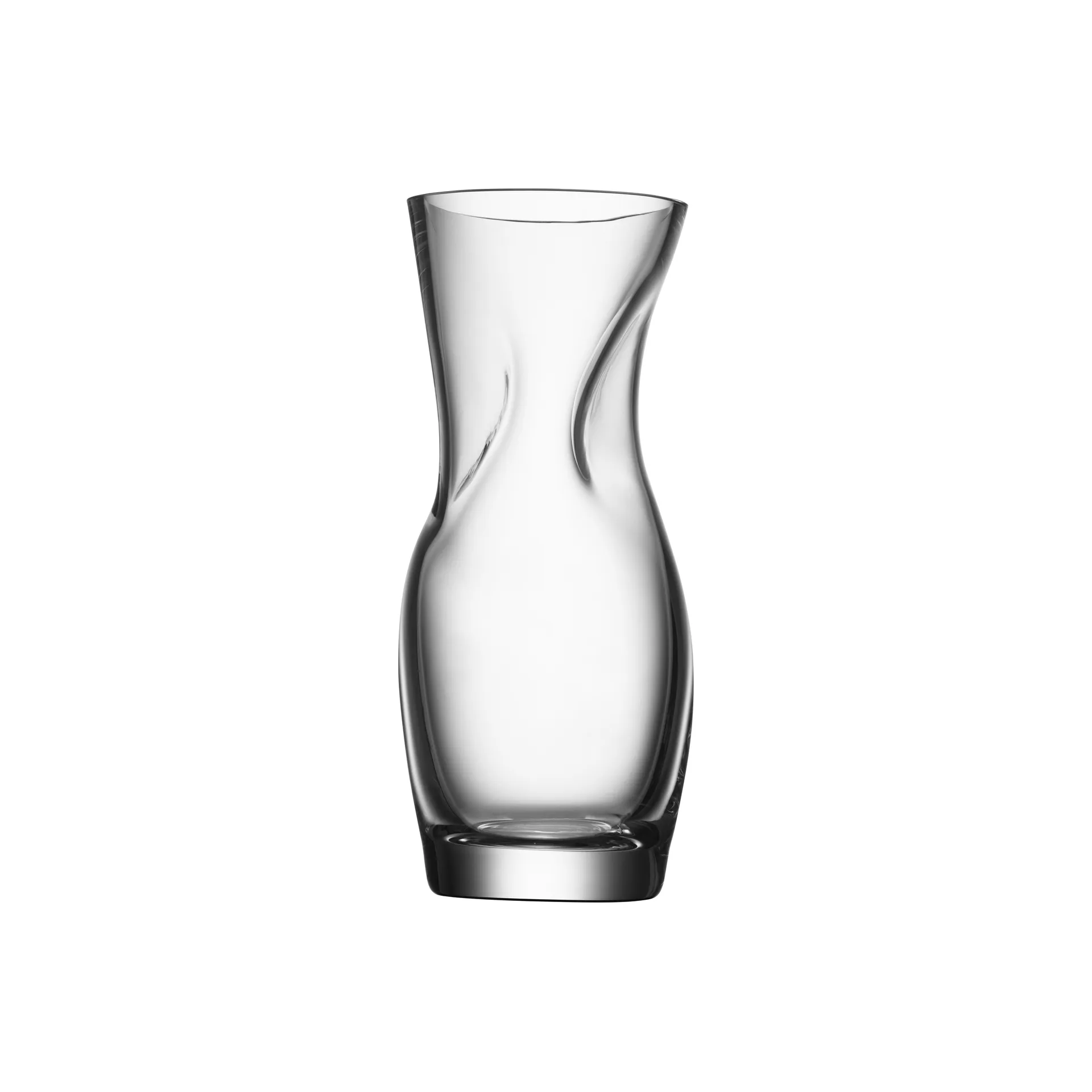 Squeeze vase 23 cm, clear Orrefors