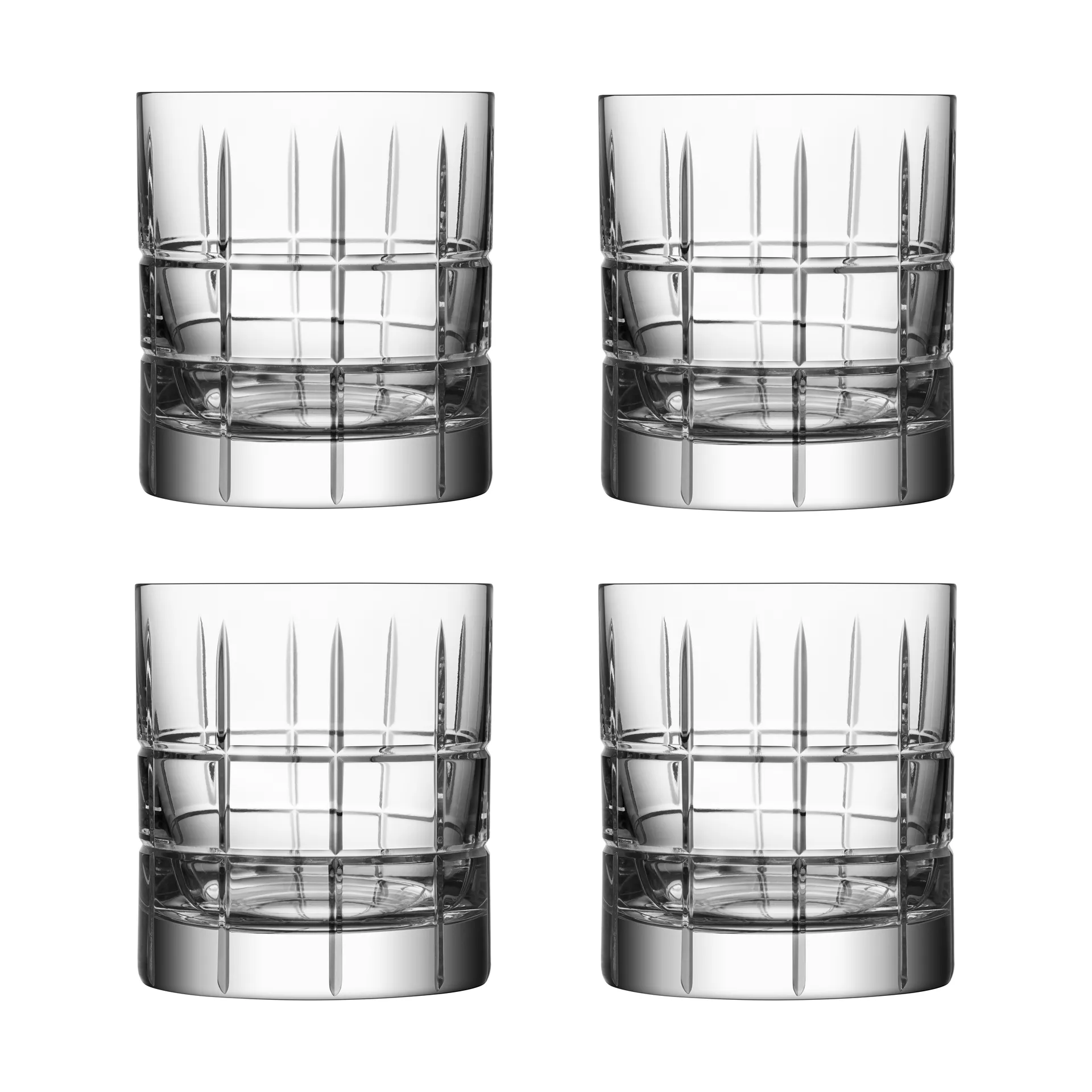 Street Old Fashioned glass 27 cl 4-pack, Clear Orrefors