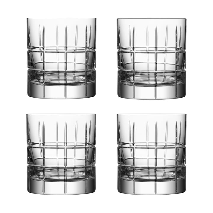 Street Old Fashioned glass 27 cl 4-pack, Clear Orrefors