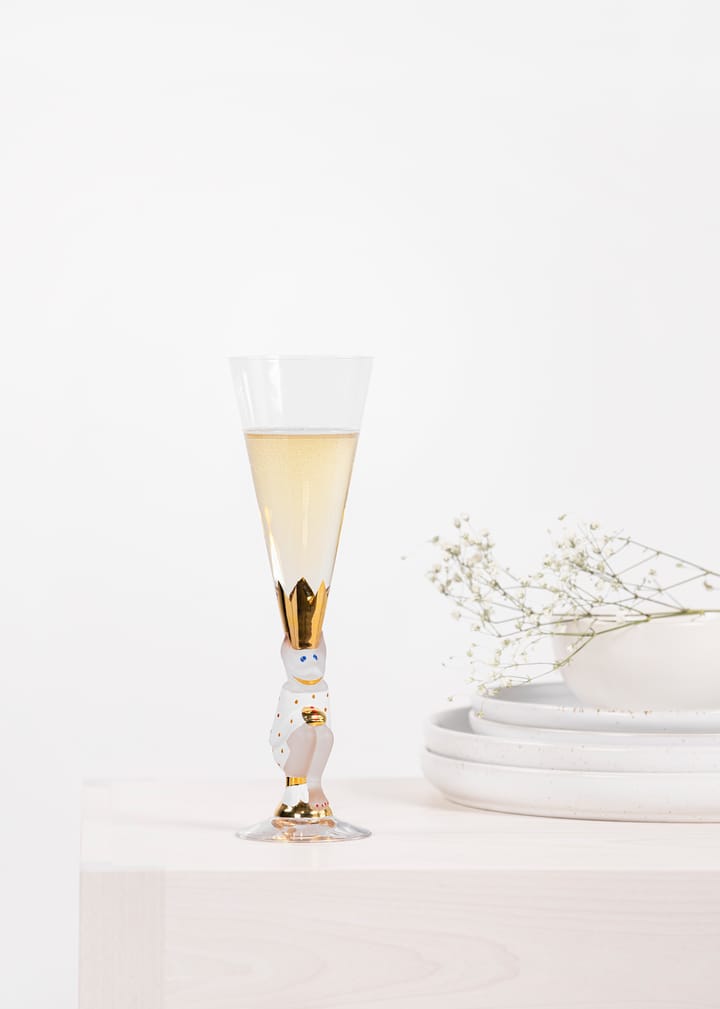 The Sparkling Devil champagne glass 19 cl, White Orrefors