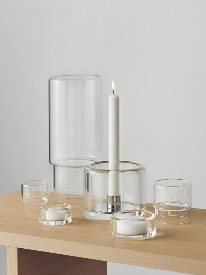 Tou candleholder 70 mm, Clear Orrefors