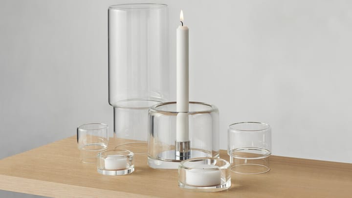 Tou candleholder 84 mm, Clear Orrefors