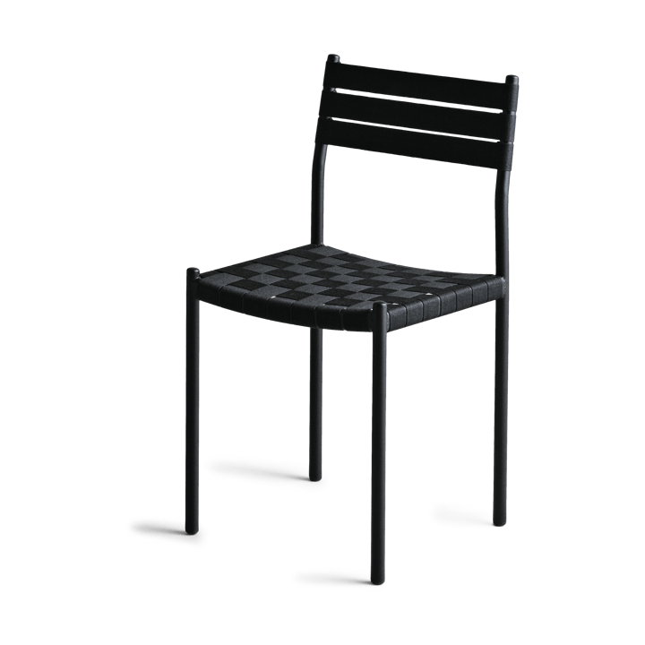 Nettan Chair black frame chair, Black weave OX Denmarq