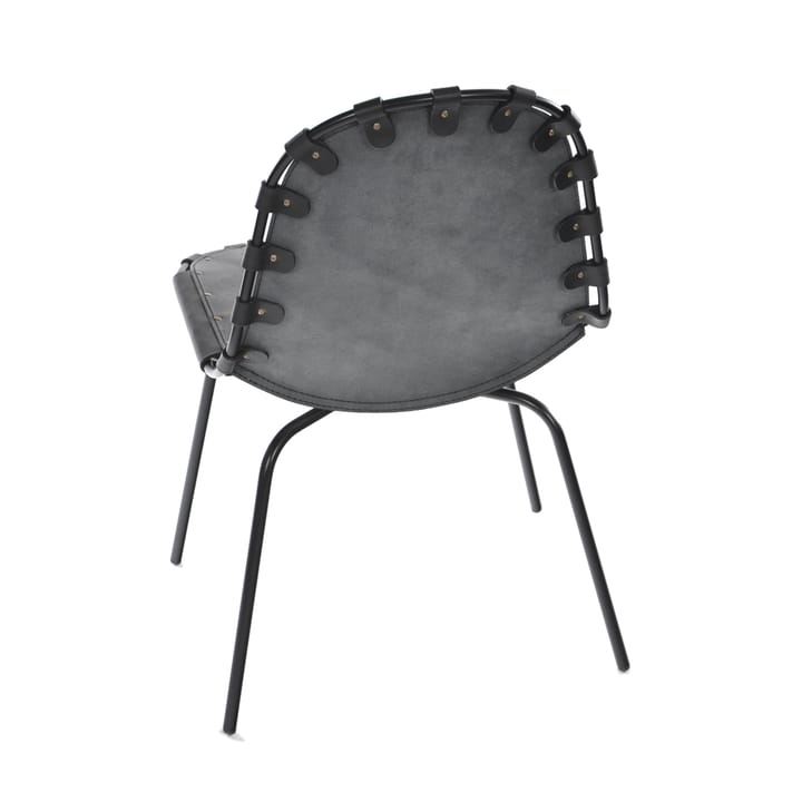 Stretch chair, leather nature. black stand OX Denmarq