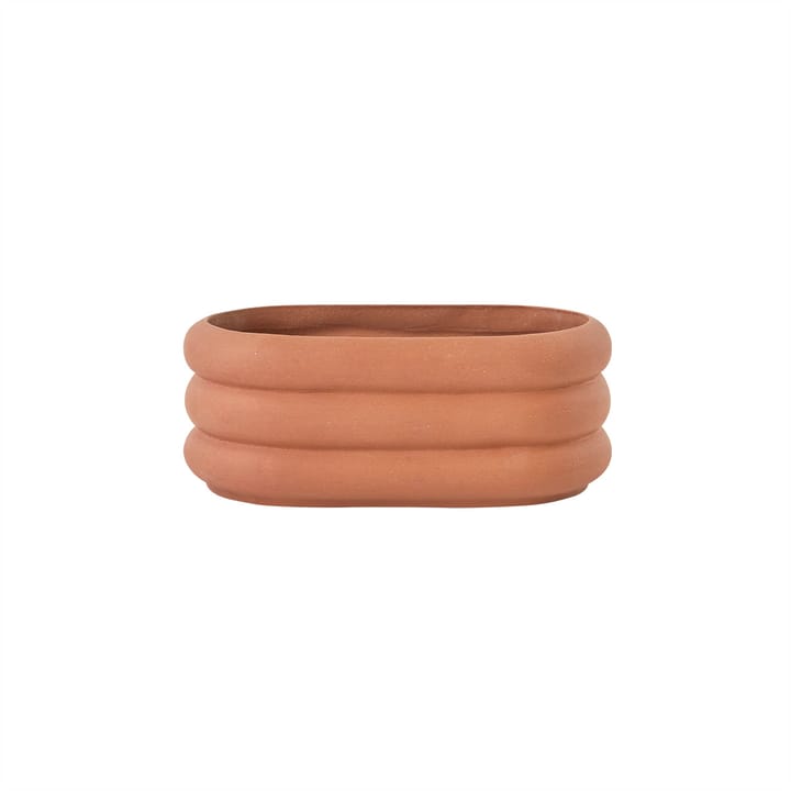 Awa pot outdoor extra Long 54 cm - Terracotta - OYOY