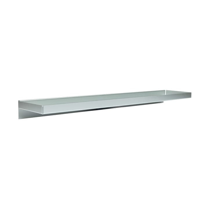 Bakku wall shelf large 16x80 cm - Aluminium - OYOY